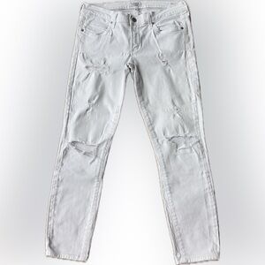 Agolde White Ankle & Cropped Jeans